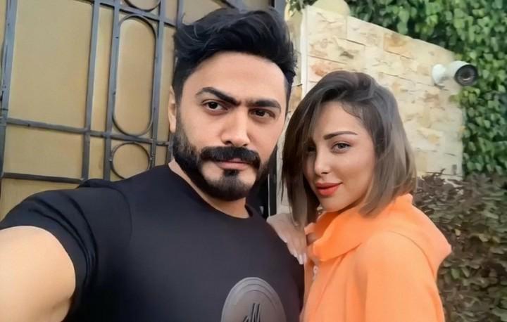 بعد طلاقهما.. تامر حسني يوجه رسالة لـبسمة بوسيل