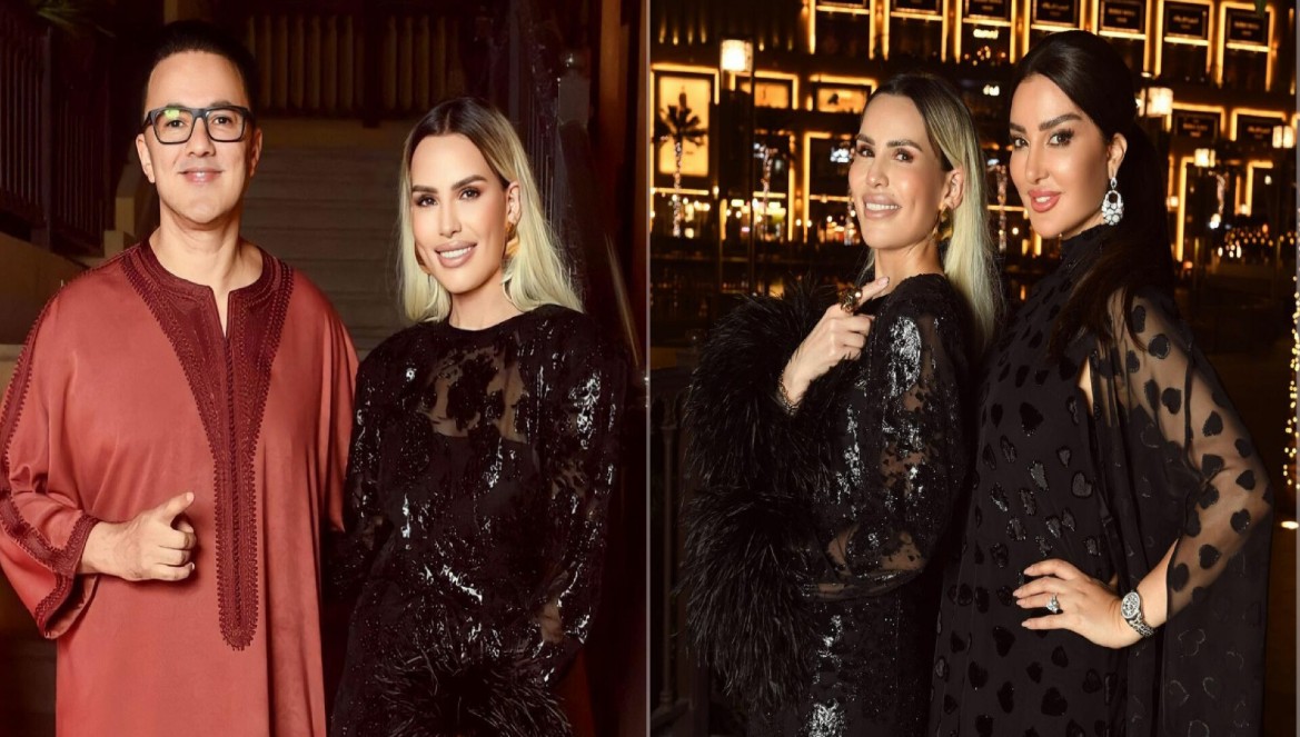ميساء مغربي ضيفة ريدوان وزوجته في سحور رمضاني