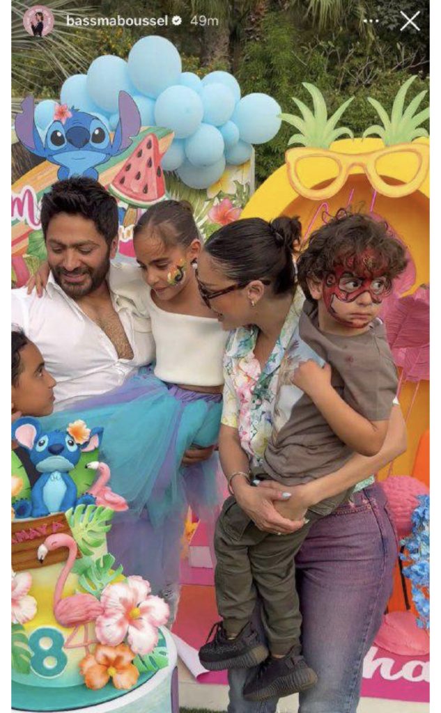 مجدداً.. تامر حسني وبسمة بوسيل معاً في مناسبة عائلية