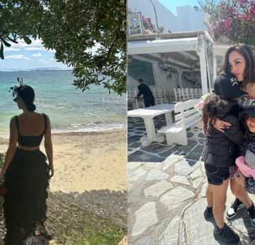 بسمة بوسيل تستمتع بعطلتها في اليونان