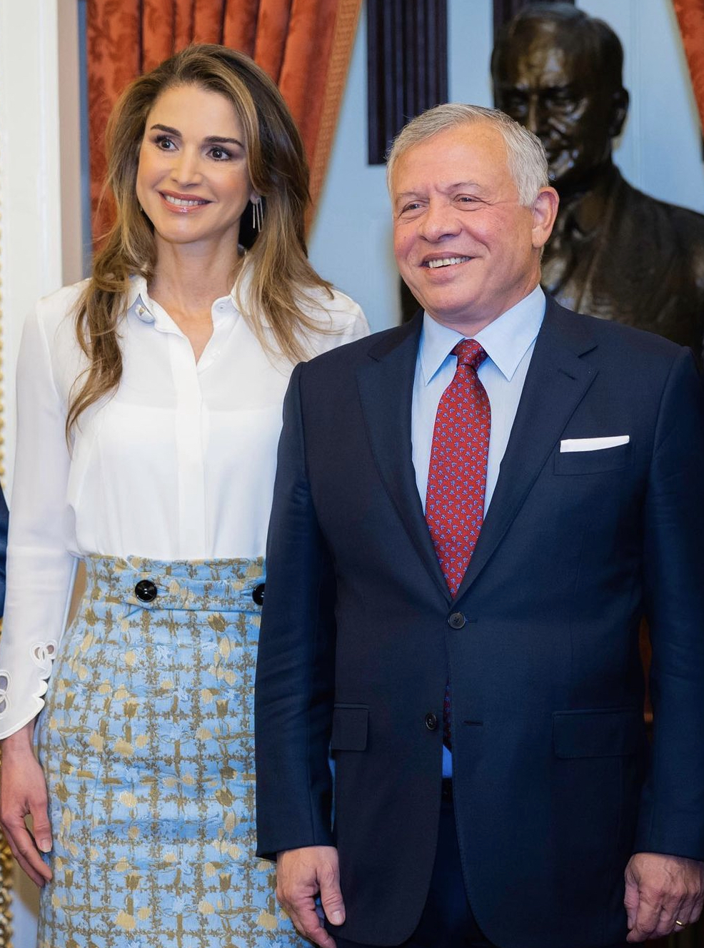 الملكة رانيا تحتفل بمناسبة عائلية جديدة