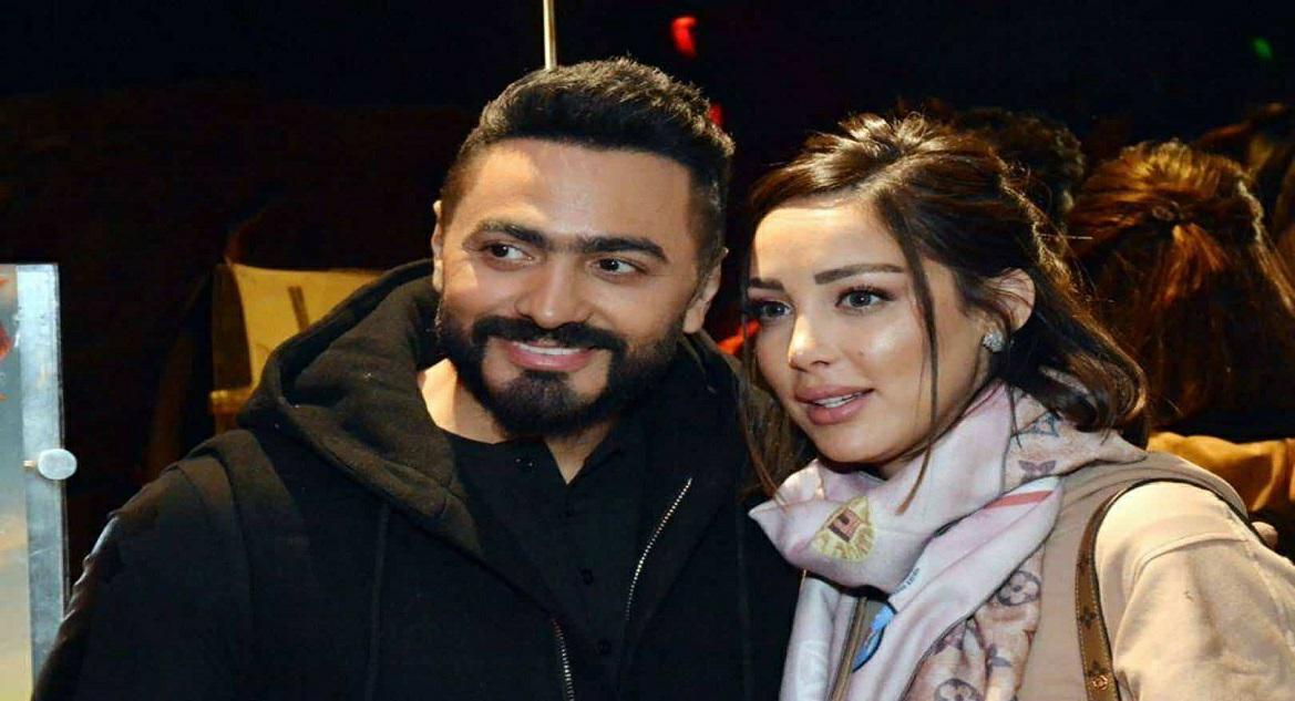 بسمة بوسيل تحسم جدل عودتها لتامر حسني