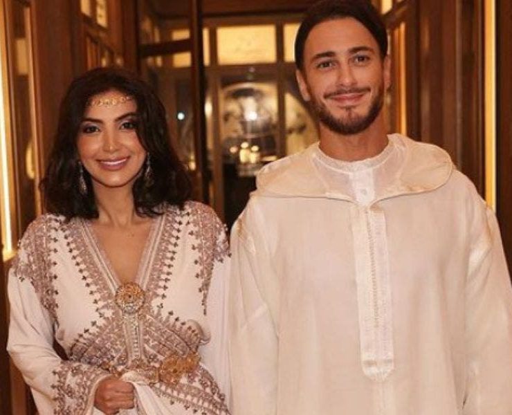 بعد مرور سنة عن زواجهما.. الجمهور يهنئ سعد لمجرد وزوجته