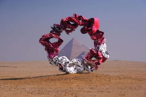 بمشاركة 14 فنانًا عالميًا.. انطلاق المعرض الدولي الثالث" الأبد هو الآن" بمنطقة الأهرامات