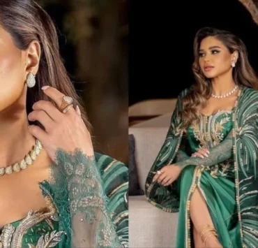 الكويتية نهى نبيل تطل على محبيها بالقفطان المغربي