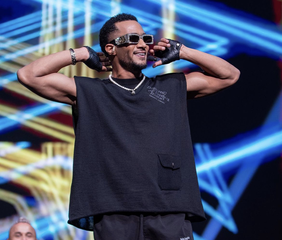 ولدا محمد رمضان مفاجأة حفله في الرياض