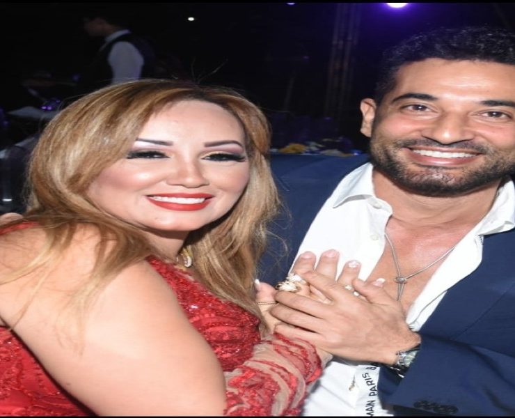 برسالة رومانسية.. زوجة عمرو سعد تهنئه بمناسبة عيد ميلاده-صور