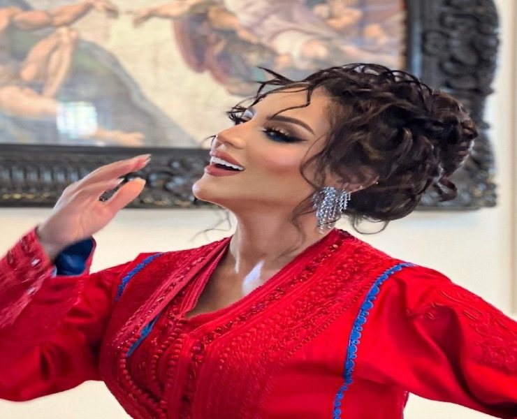 ابتسام بطمة تحصد لقب سفيرة القفطان المغربي -صورة