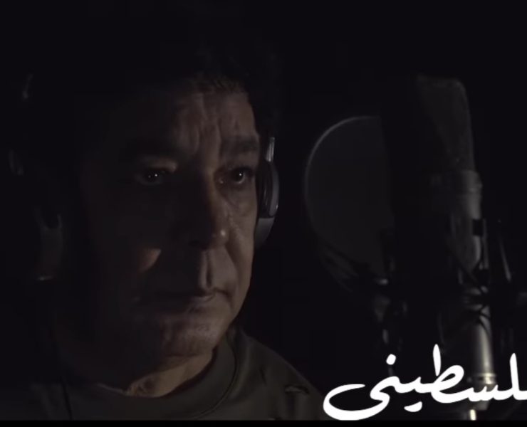 محمد منير يدعم القضية الفلسطينية