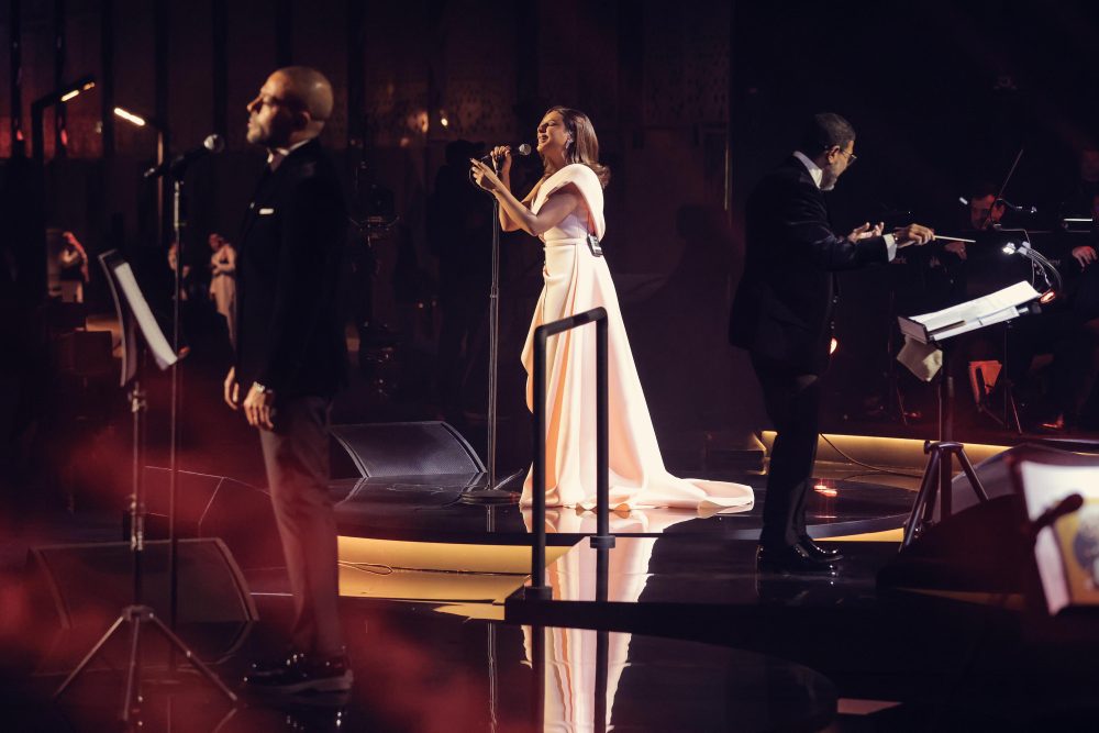 لأول مرة.. حوار غنائي بين أنغام وتامر عاشور