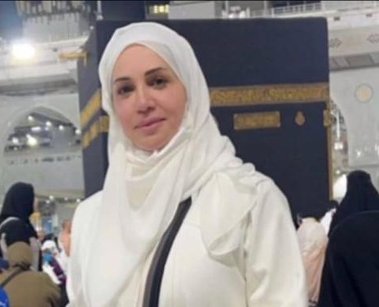 ديانا حداد تؤدي مناسك العمرة