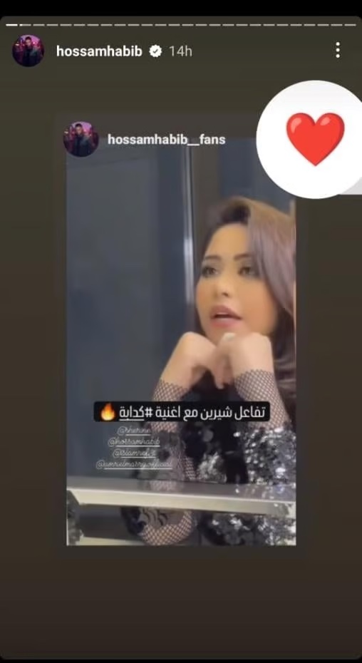 بحركات عفوية.. شيرين تؤدي أغنية طليقها وهذه ردة فعله