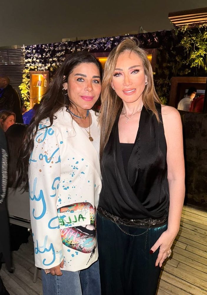 ابنة ريهام سعيد في أول ظهور خلال احتفالية عيد ميلاد والدتها
