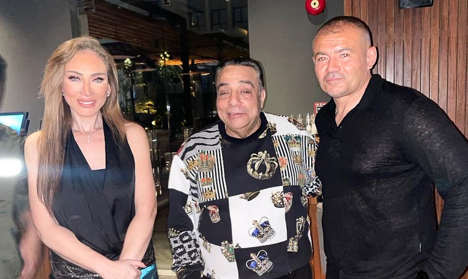 ابنة ريهام سعيد في أول ظهور خلال احتفالية عيد ميلاد والدتها
