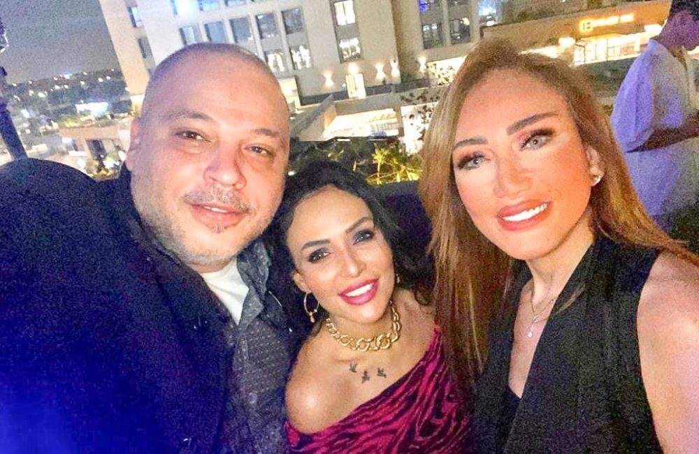 ابنة ريهام سعيد في أول ظهور خلال احتفالية عيد ميلاد والدتها
