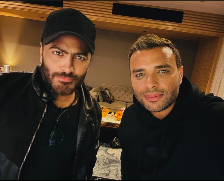 تامر حسني ورامي صبري في الاستديو.. فهل من عمل جديد؟