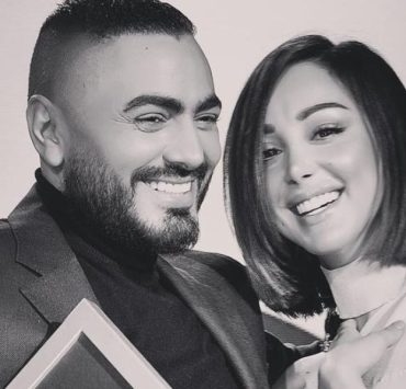 رمضان يجمع تامر حسني وبسمة بوسيل-صورة