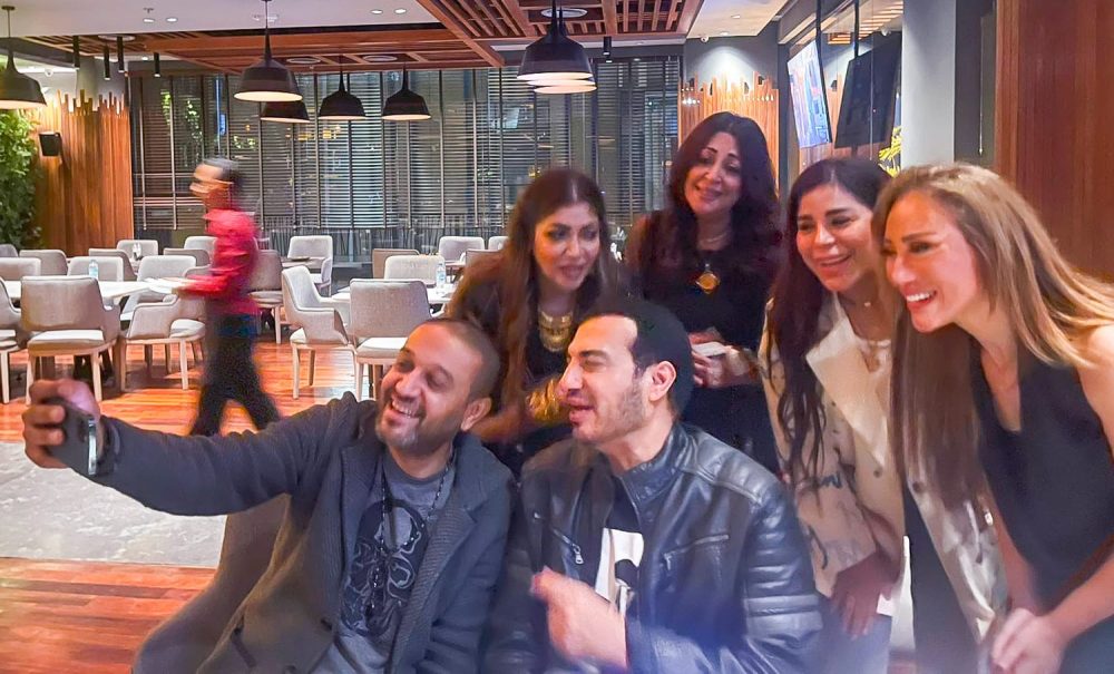 ابنة ريهام سعيد في أول ظهور خلال احتفالية عيد ميلاد والدتها