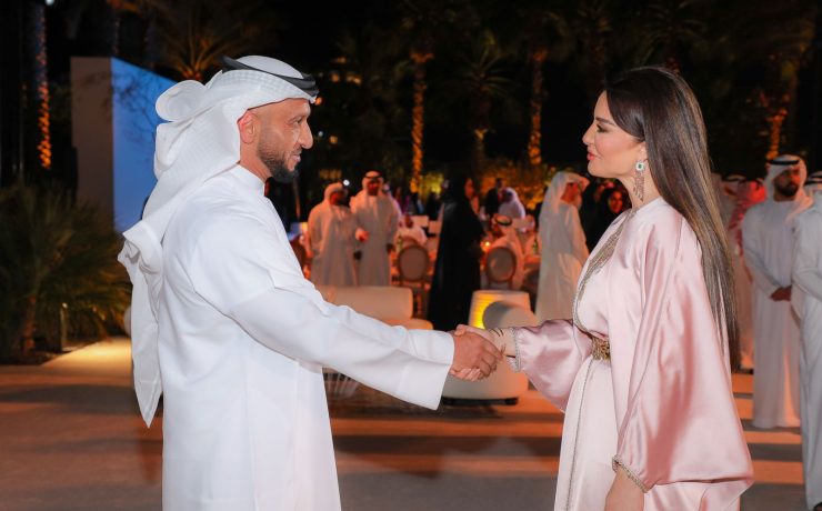 ميساء مغربي بضيافة الشيخ عبد الله بن محمد بن بطي آل حامد