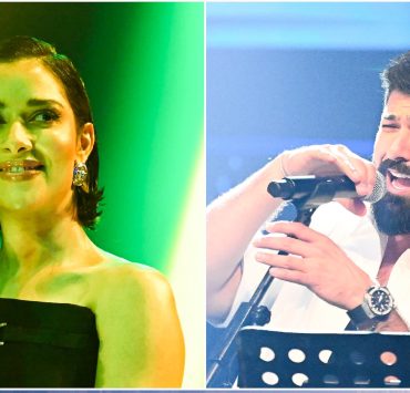 بلقيس وسيف نبيل يتألقان فى احتفالات العيد بالقاهرة