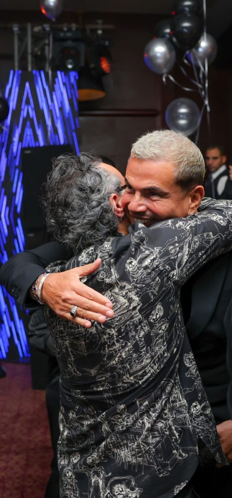 الهضبة وحماقي وحلمي يحتفلون بعيد ميلاد المنتج حمدي بدر