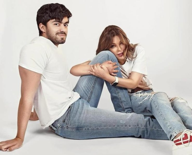 سميرة سعيد بجلسة تصوير مع ابنها الوحيد احتفالاً بعيد ميلاده